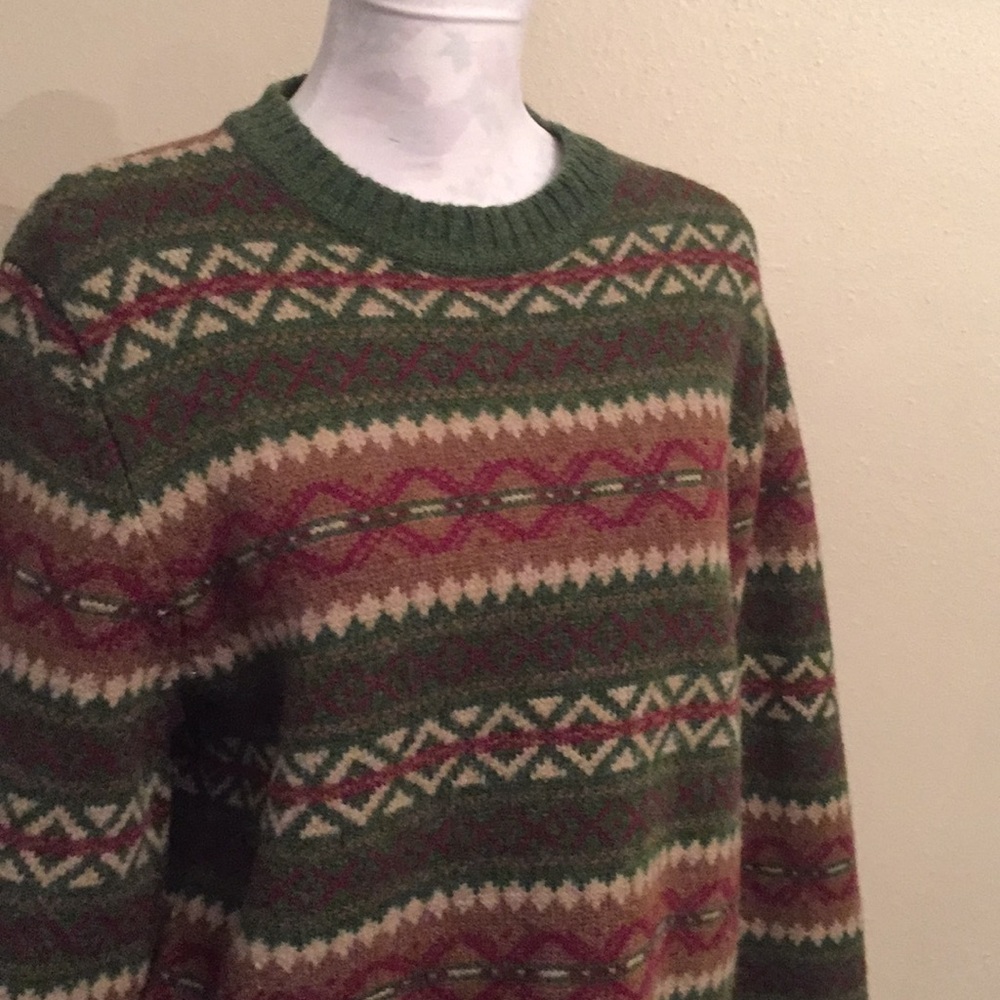 LL Bean Aztec Sweater - Picture 2 of 5